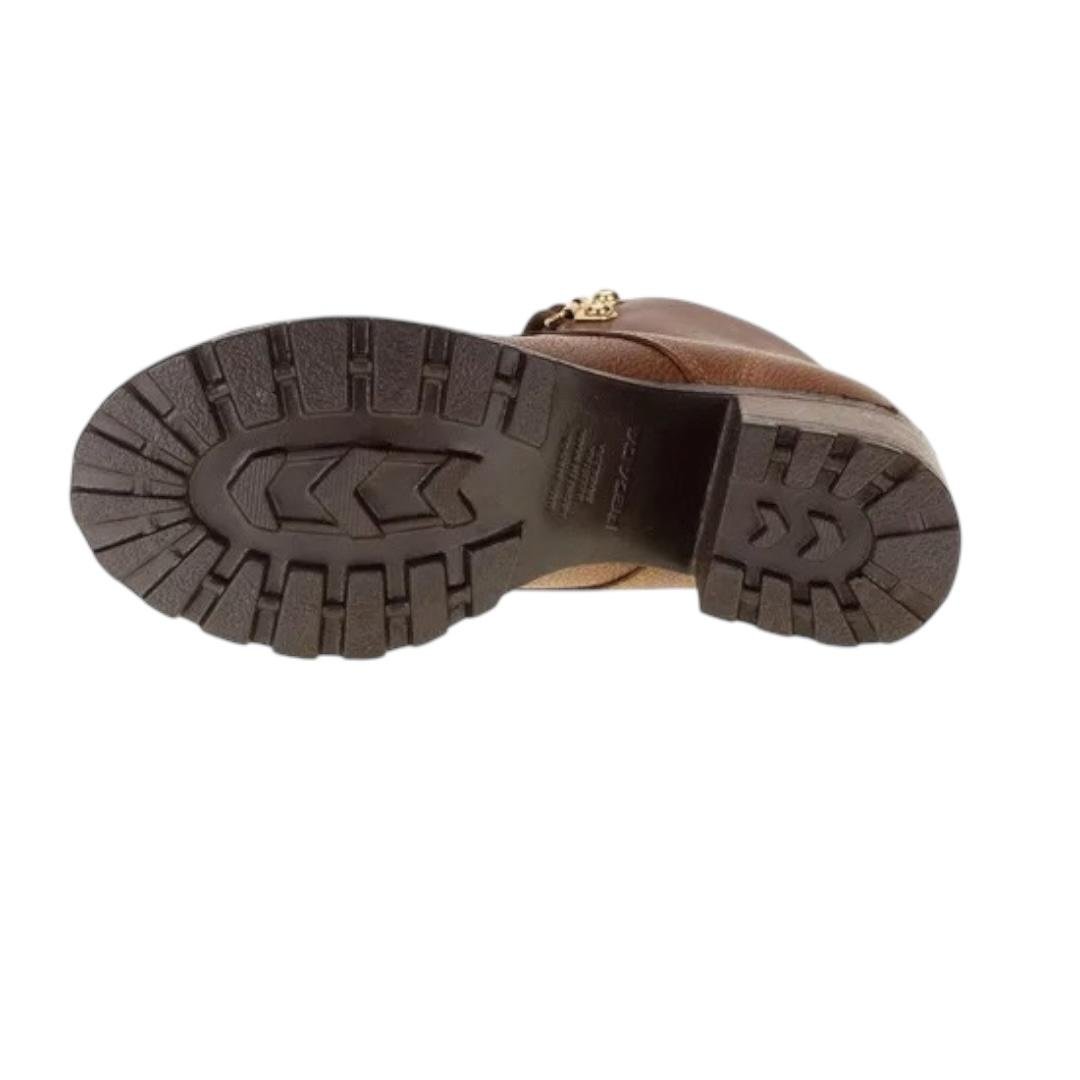 COTURNO PEGADA FEMININO EM COURO CASUAL 281329-10 MARROM Marrom 3