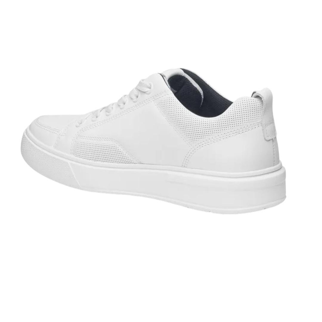 SAPATENIS PEGADA MASCULINO EM COURO CASUAL 111902-01 BRANCO Branco 5