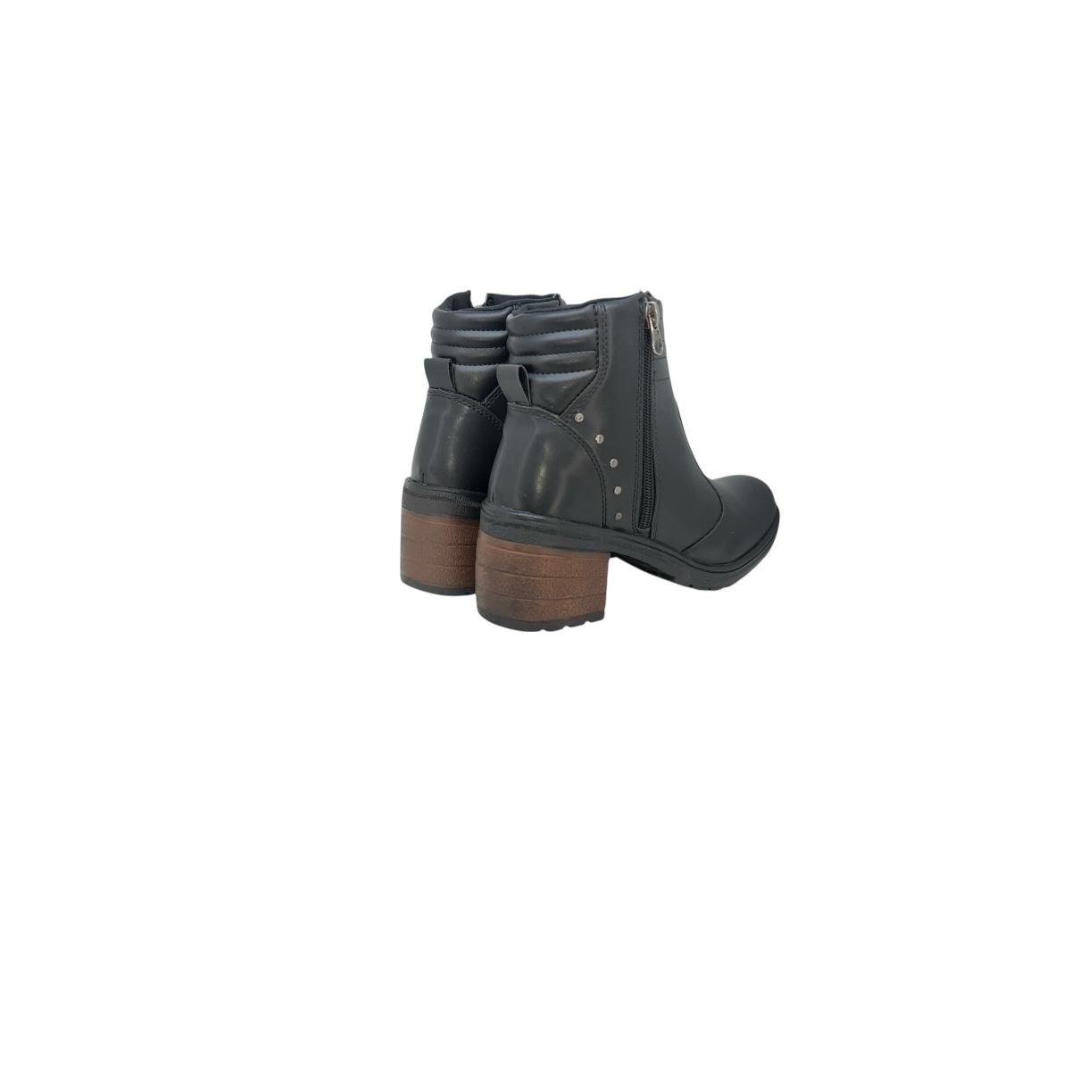 BOTA ISABELA CASTELANI FEMININA CASUAL 9727 PRETO Preto 4