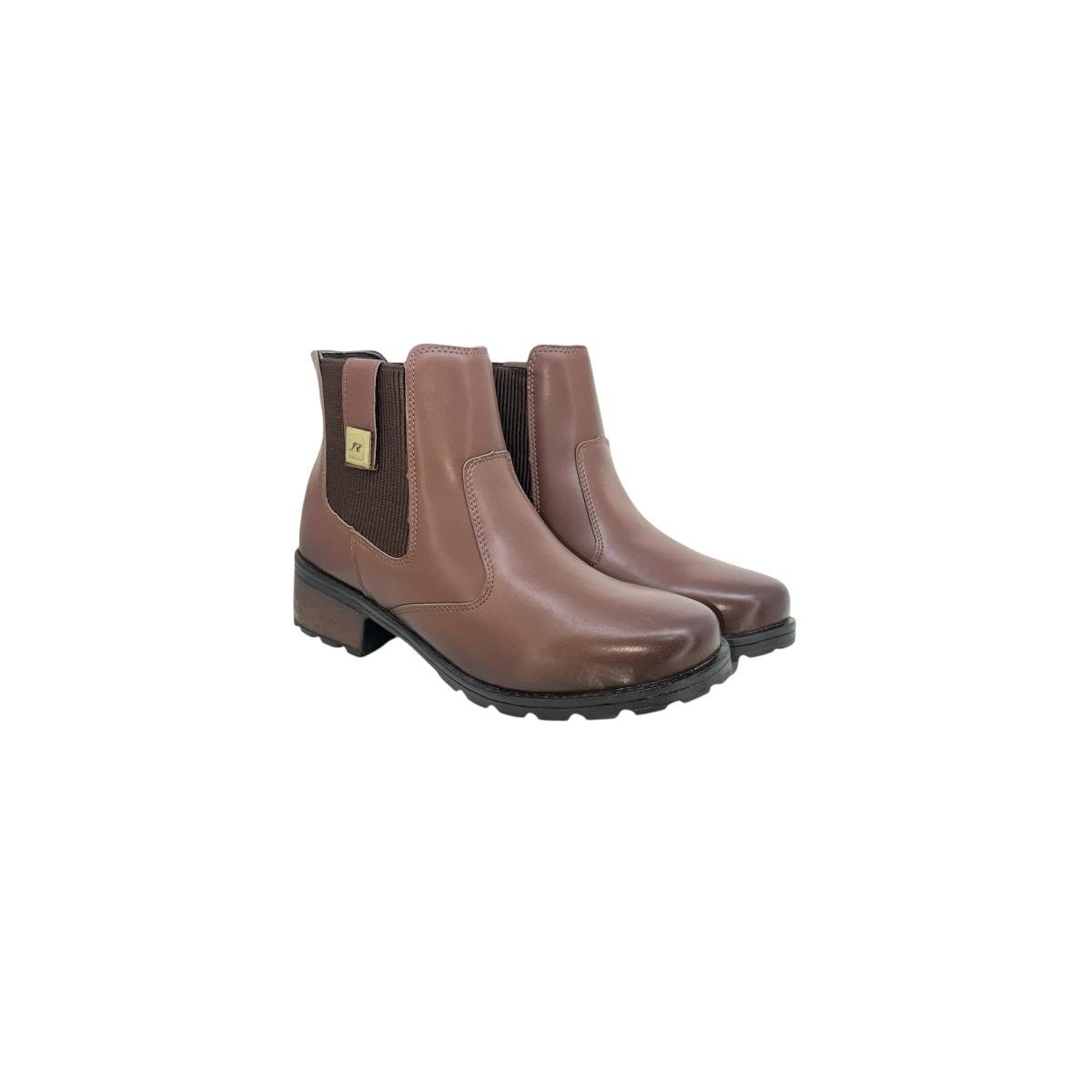 BOTA ISABELA CASTELANI FEMININA CASUAL 8605 MARROM Marrom 2