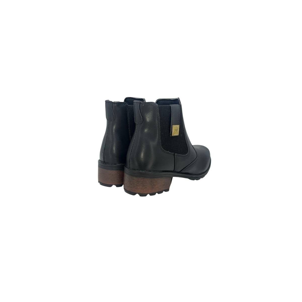 BOTA ISABELA CASTELANI FEMININA CASUAL 8605 PRETO Preto 4