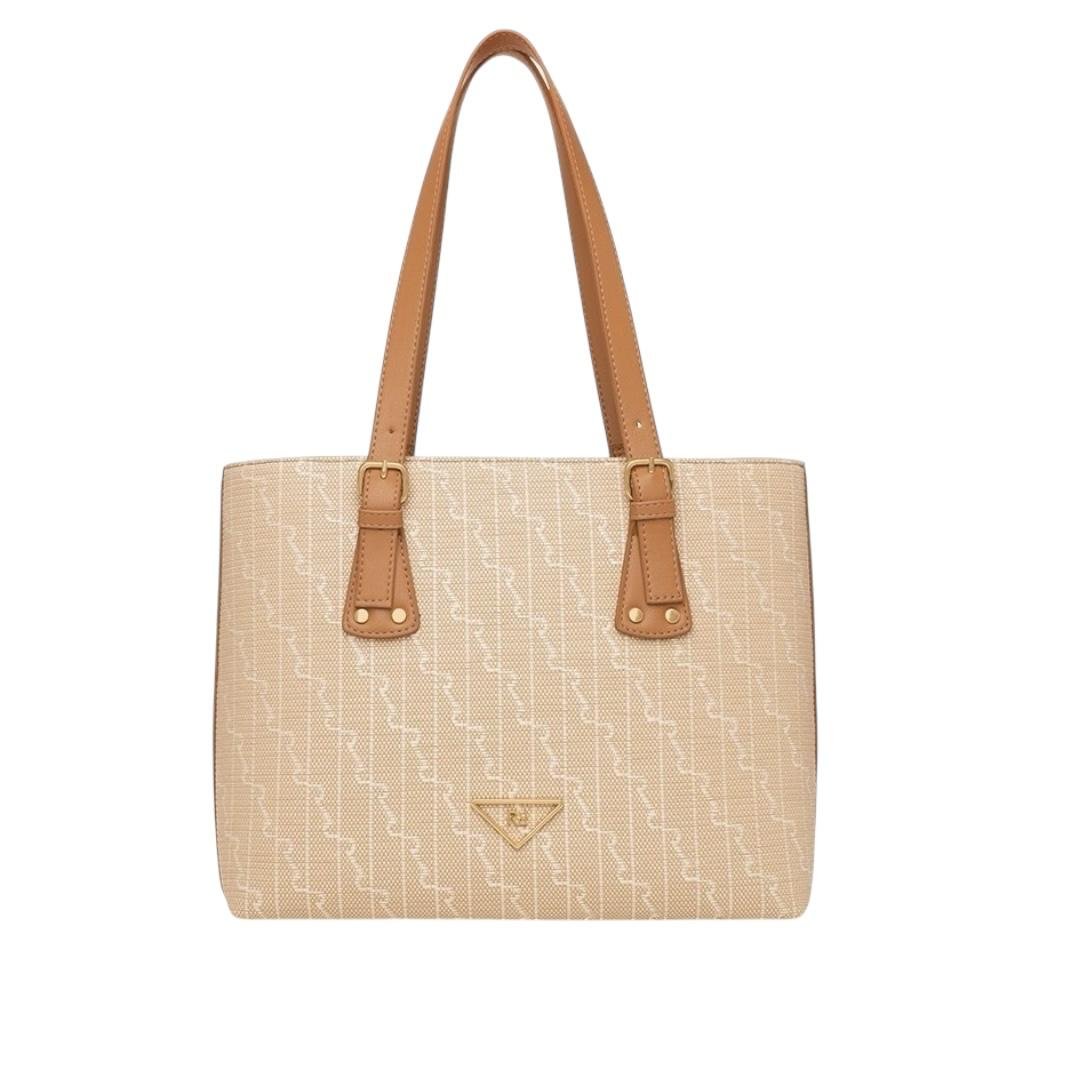 BOLSA RAFITTHY FEMININA CASUAL 28.16151B CARAMELO