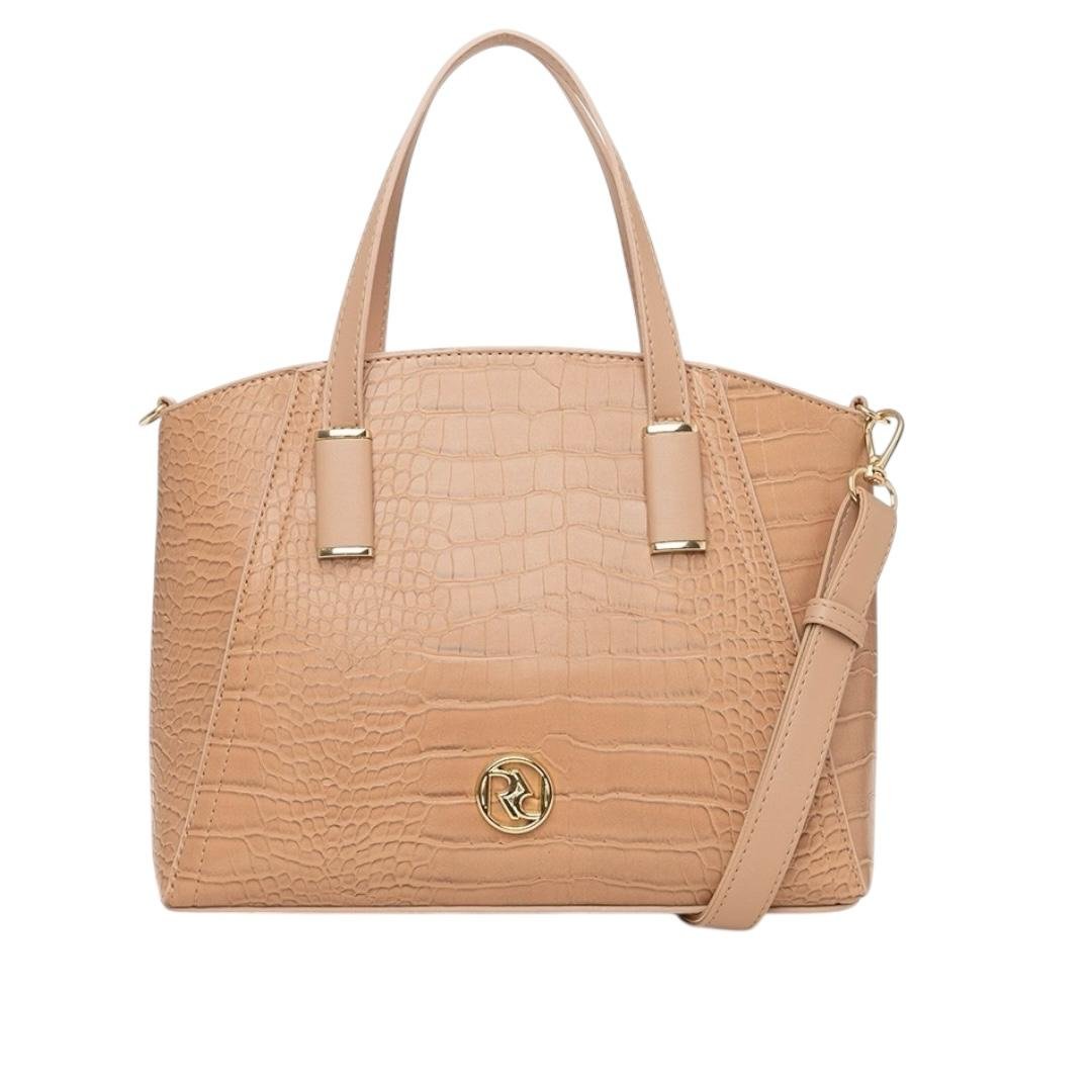 BOLSA RAFITTHY FEMININA CASUAL 28.16155A NUDE