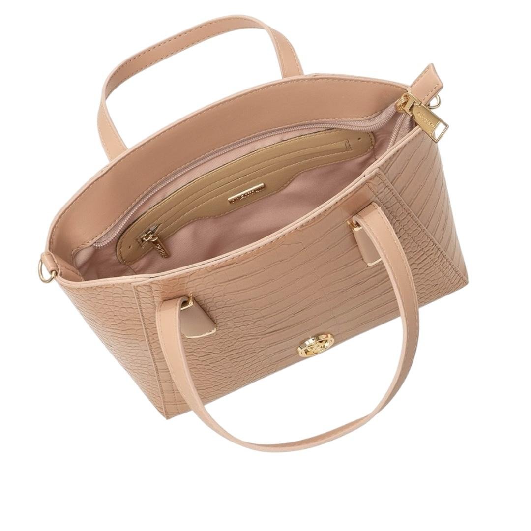 BOLSA RAFITTHY FEMININA CASUAL 28.16155A NUDE Nude 4
