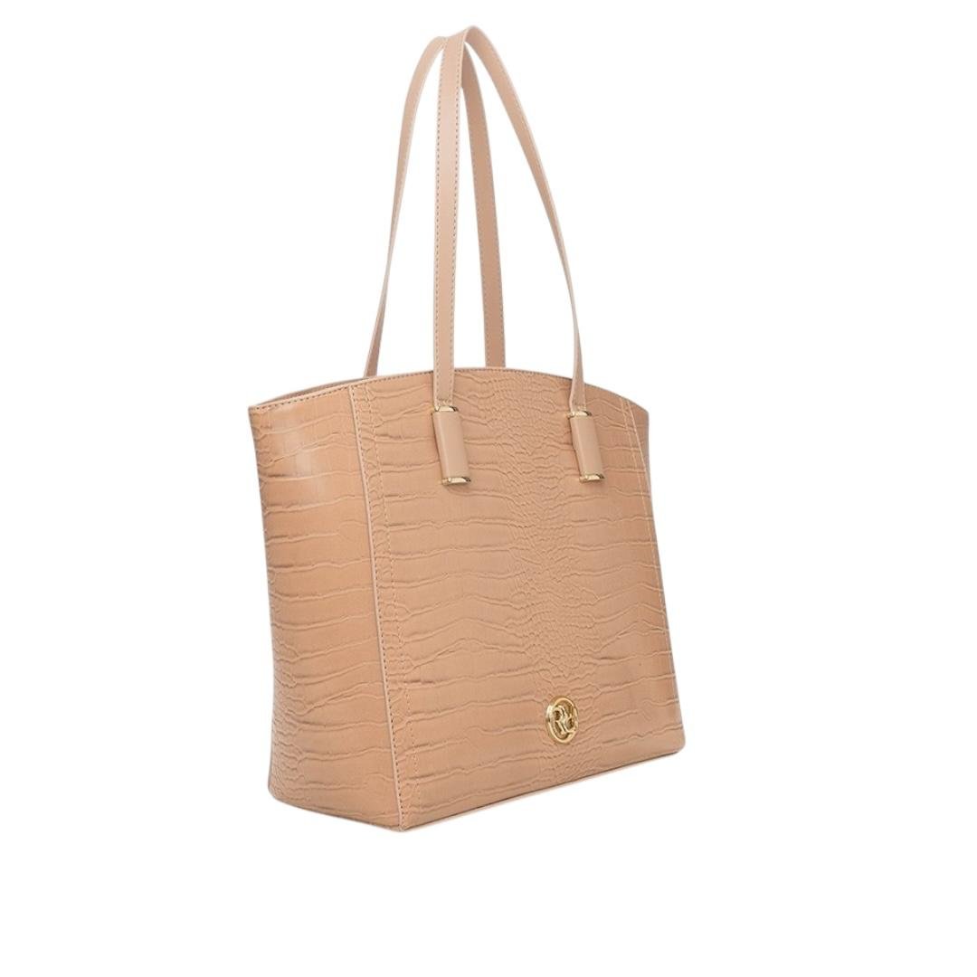 BOLSA RAFITTHY FEMININA CASUAL 28.16156A NUDE Nude 2