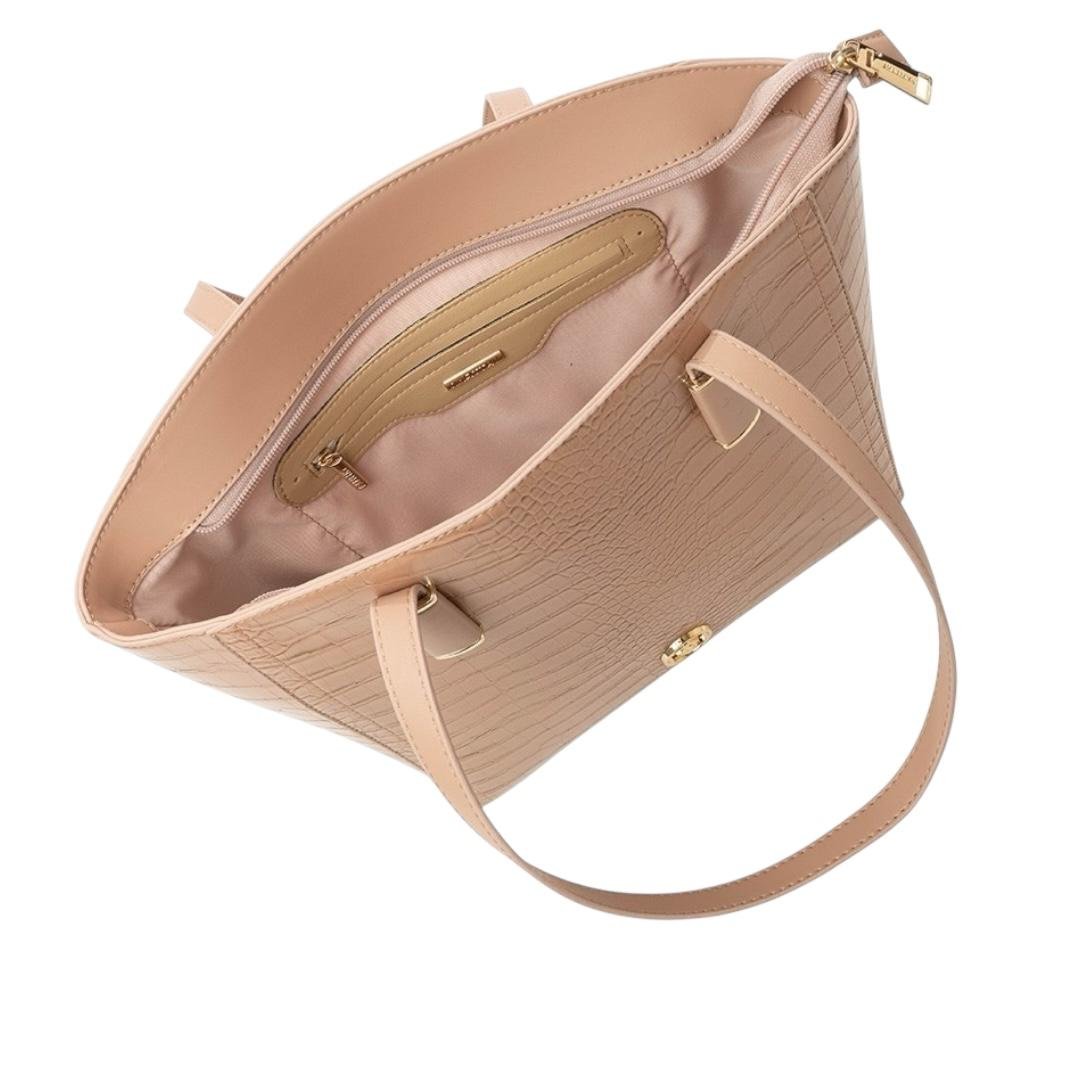 BOLSA RAFITTHY FEMININA CASUAL 28.16156A NUDE Nude 4
