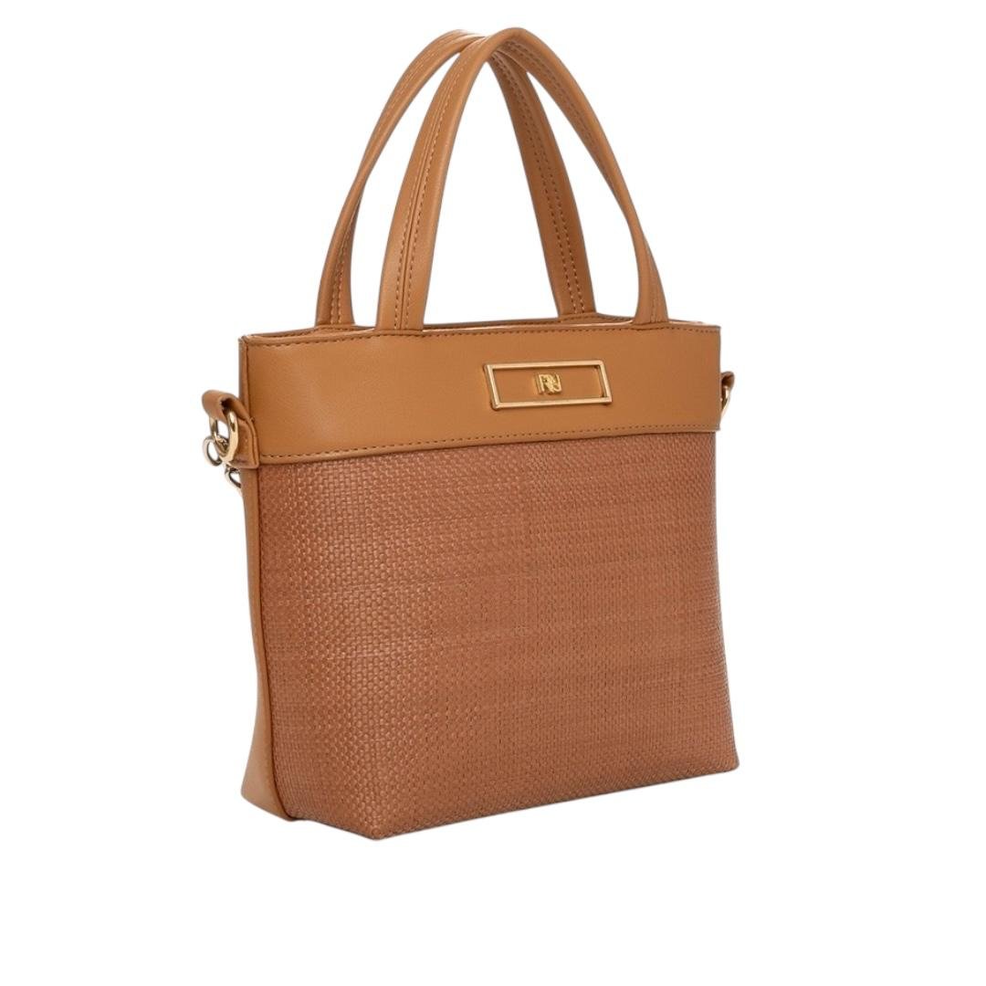 BOLSA RAFITTHY FEMININA CASUAL 28.16159A CARAMELO Caramelo 2