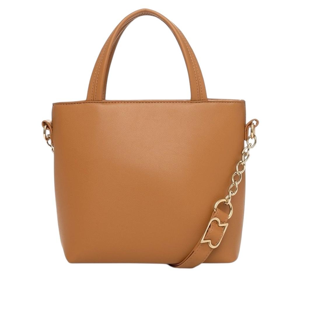 BOLSA RAFITTHY FEMININA CASUAL 28.16159A CARAMELO Caramelo 3