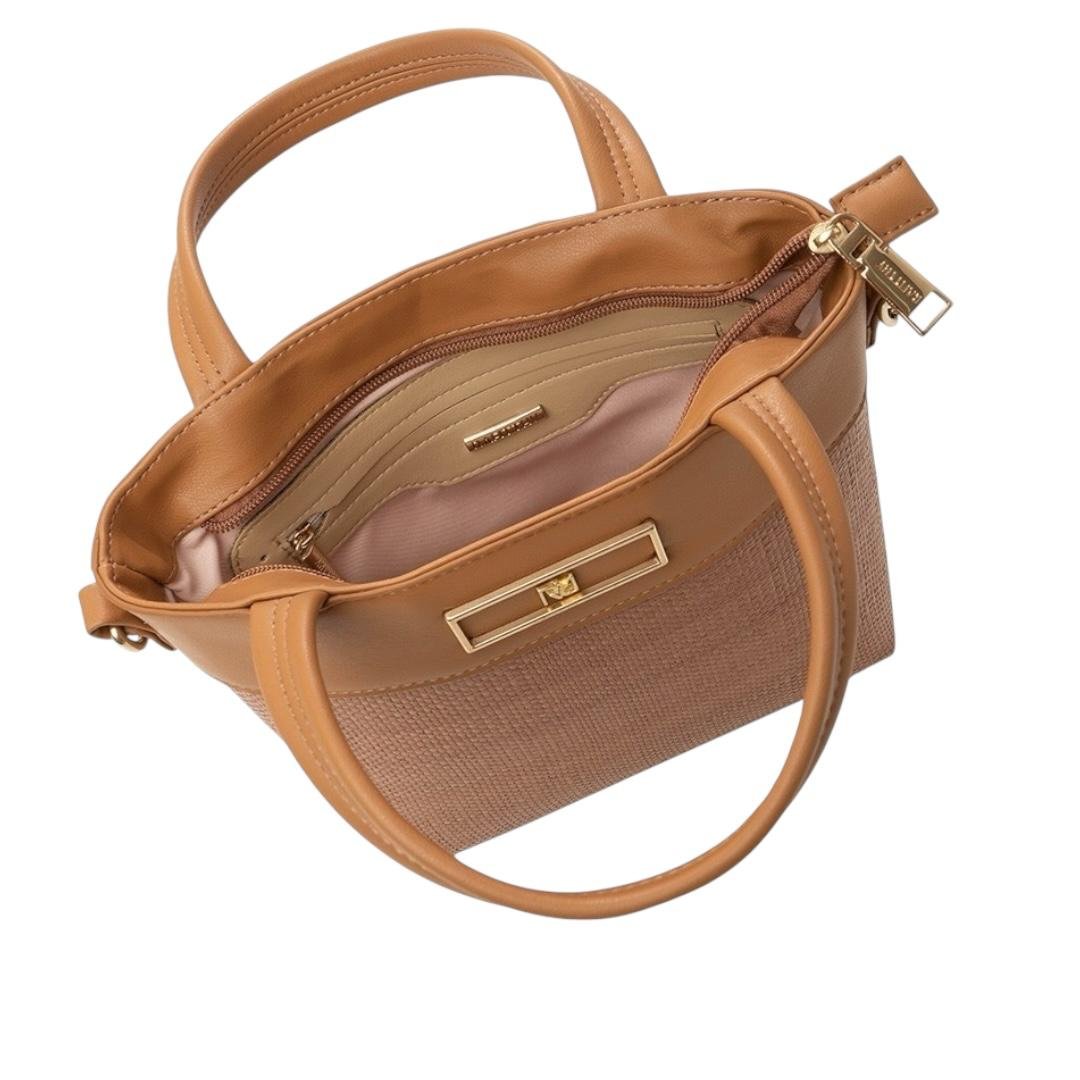 BOLSA RAFITTHY FEMININA CASUAL 28.16159A CARAMELO Caramelo 4