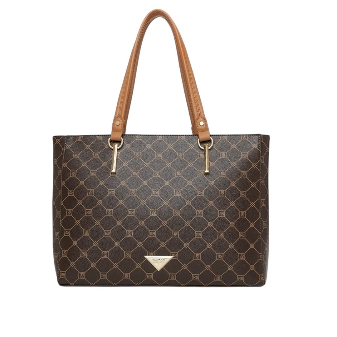 BOLSA RAFITTHY FEMININA CASUAL 28.16161A MARROM