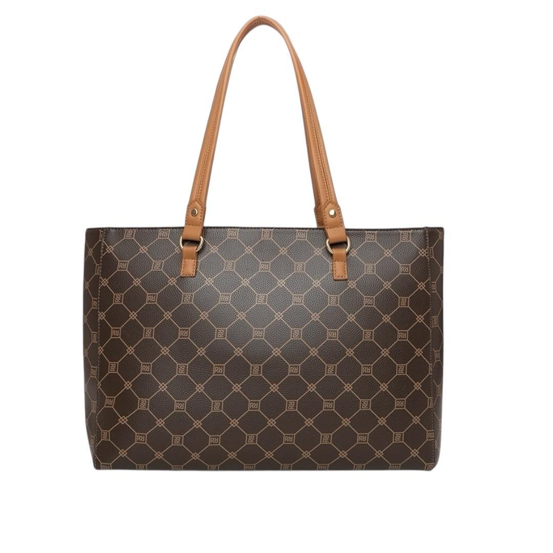 BOLSA RAFITTHY FEMININA CASUAL 28.16161A MARROM Marrom 3