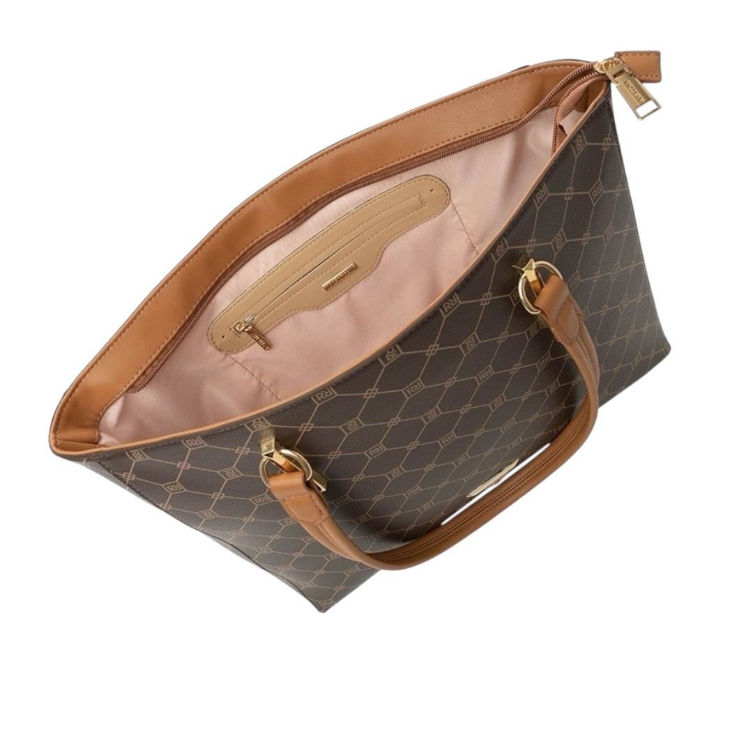 BOLSA RAFITTHY FEMININA CASUAL 28.16161A MARROM Marrom 4