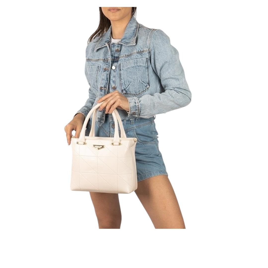 BOLSA RAFITTHY FEMININA CASUAL 28.24145A BRANCO Branco 5