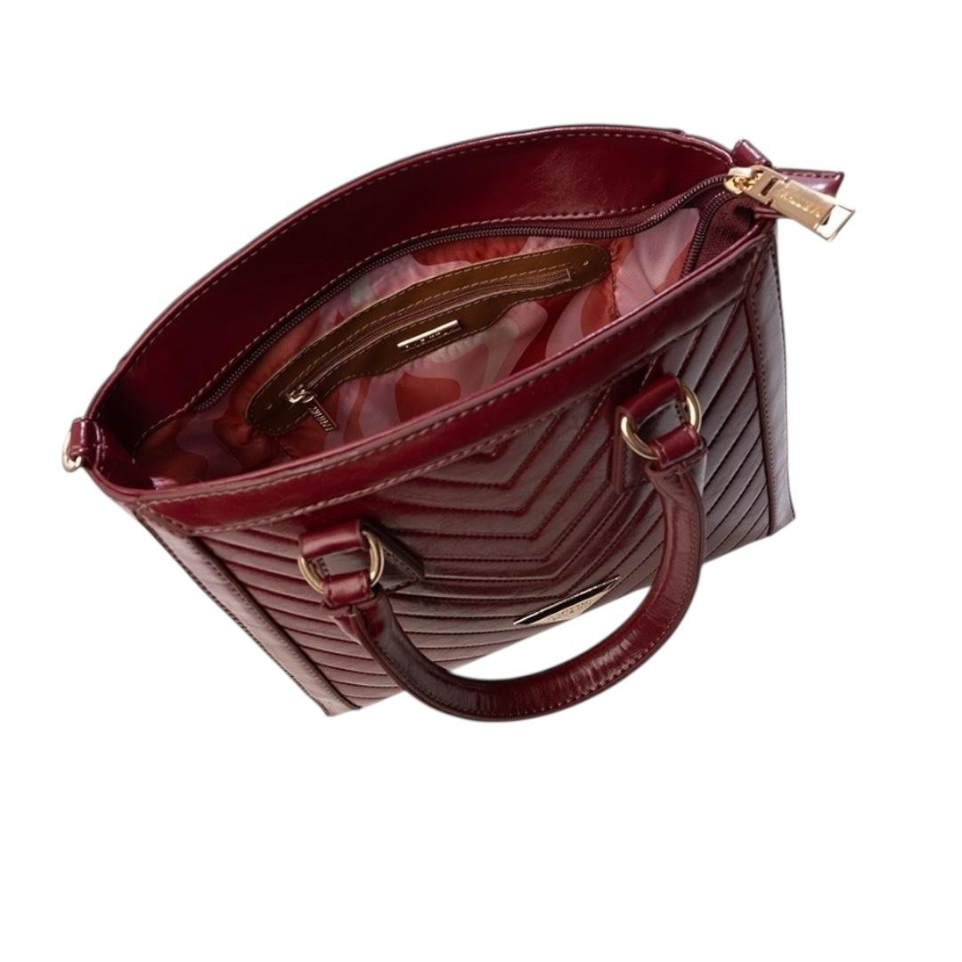 BOLSA RAFITTHY FEMININA CASUAL 28.24148A VERMELHO Vinho 4