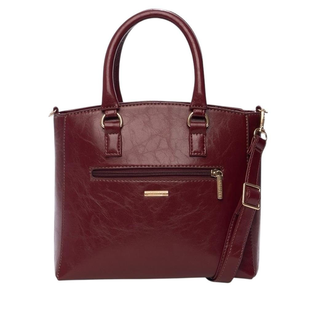 BOLSA RAFITTHY FEMININA CASUAL 28.24148A VERMELHO Vinho 3