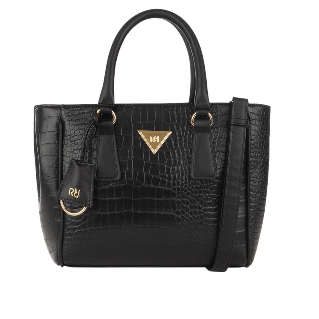 BOLSA RAFITTHY FEMININA CASUAL 28.24161A PRETO Preto 2