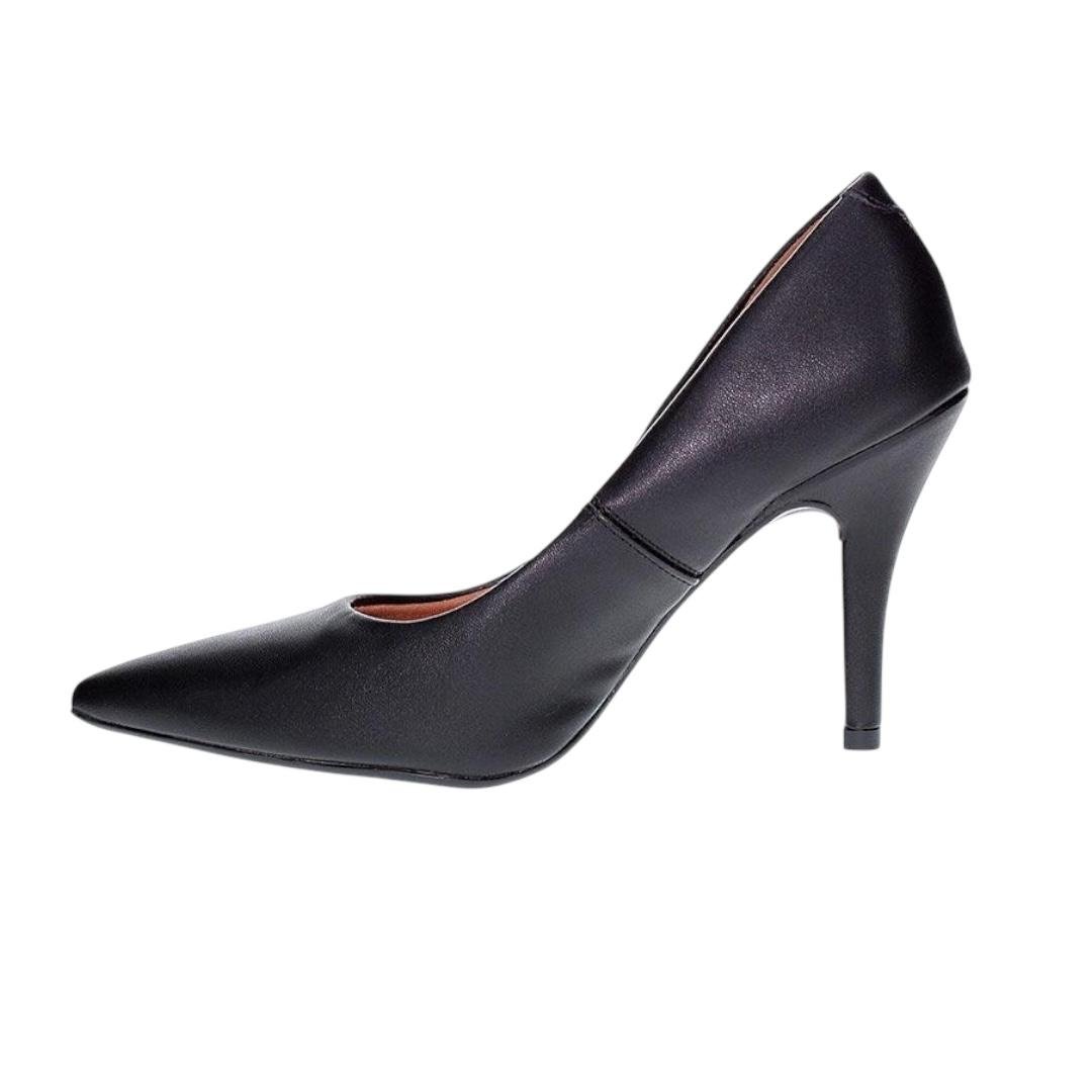 SCARPIN VIZZANO FEMININO SALTO ALTO BICO FINO 1184.1101 PRETO Preto 2