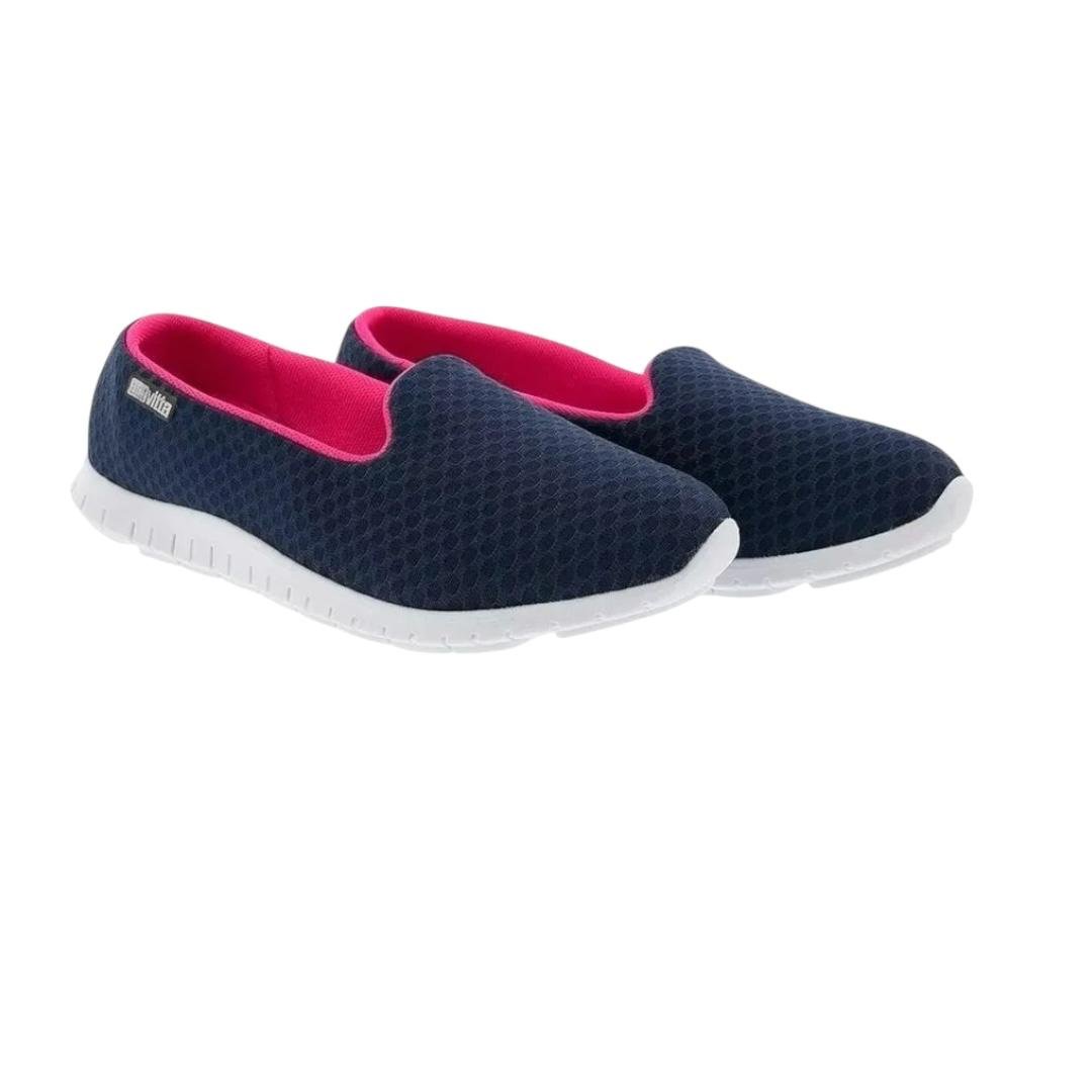 Tenis Actvitta Feminino Slip On Casual 4202.500 Marinho/Pink Marinho/ Pink Azul Marinho 2