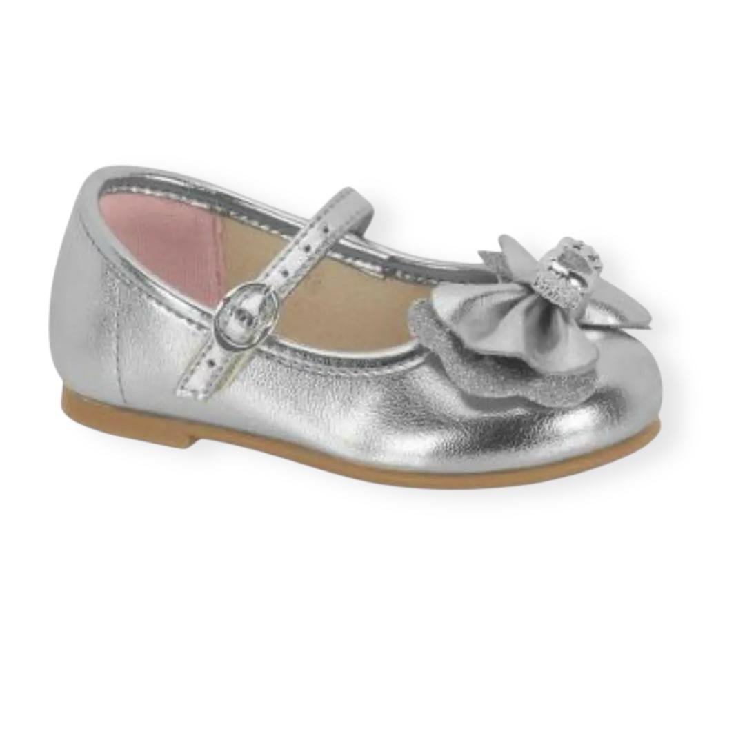 SAPATILHA MOLEKINHA INFANTIL BABY MENINA CASUAL 2106.1062 PRATA