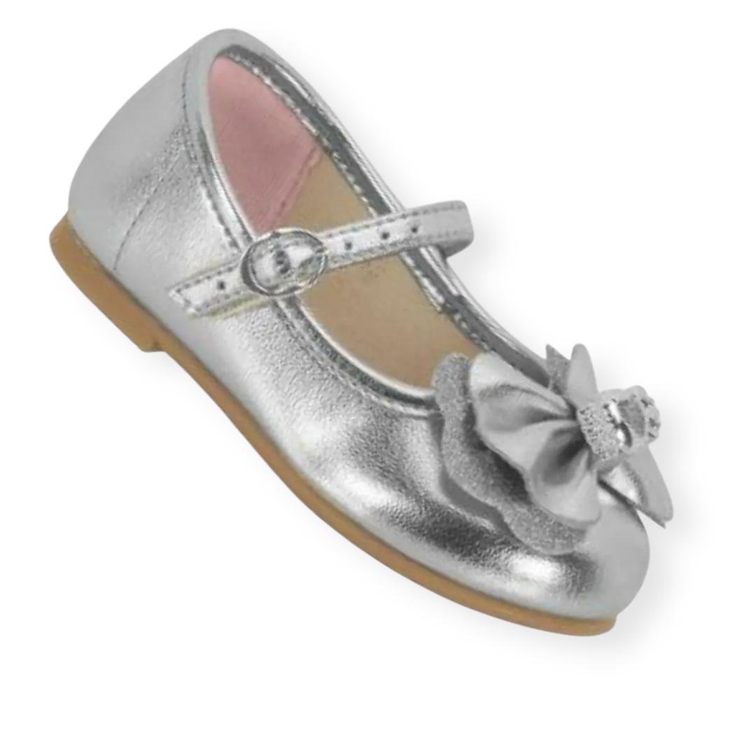 SAPATILHA MOLEKINHA INFANTIL BABY MENINA CASUAL 2106.1062 PRATA Prata 2