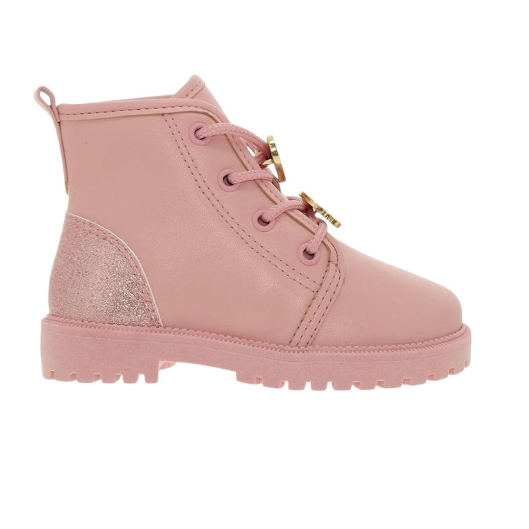 BOTA MOLEKINHA INFANTIL BABY MENINA CASUAL 2126.529 ROSA
