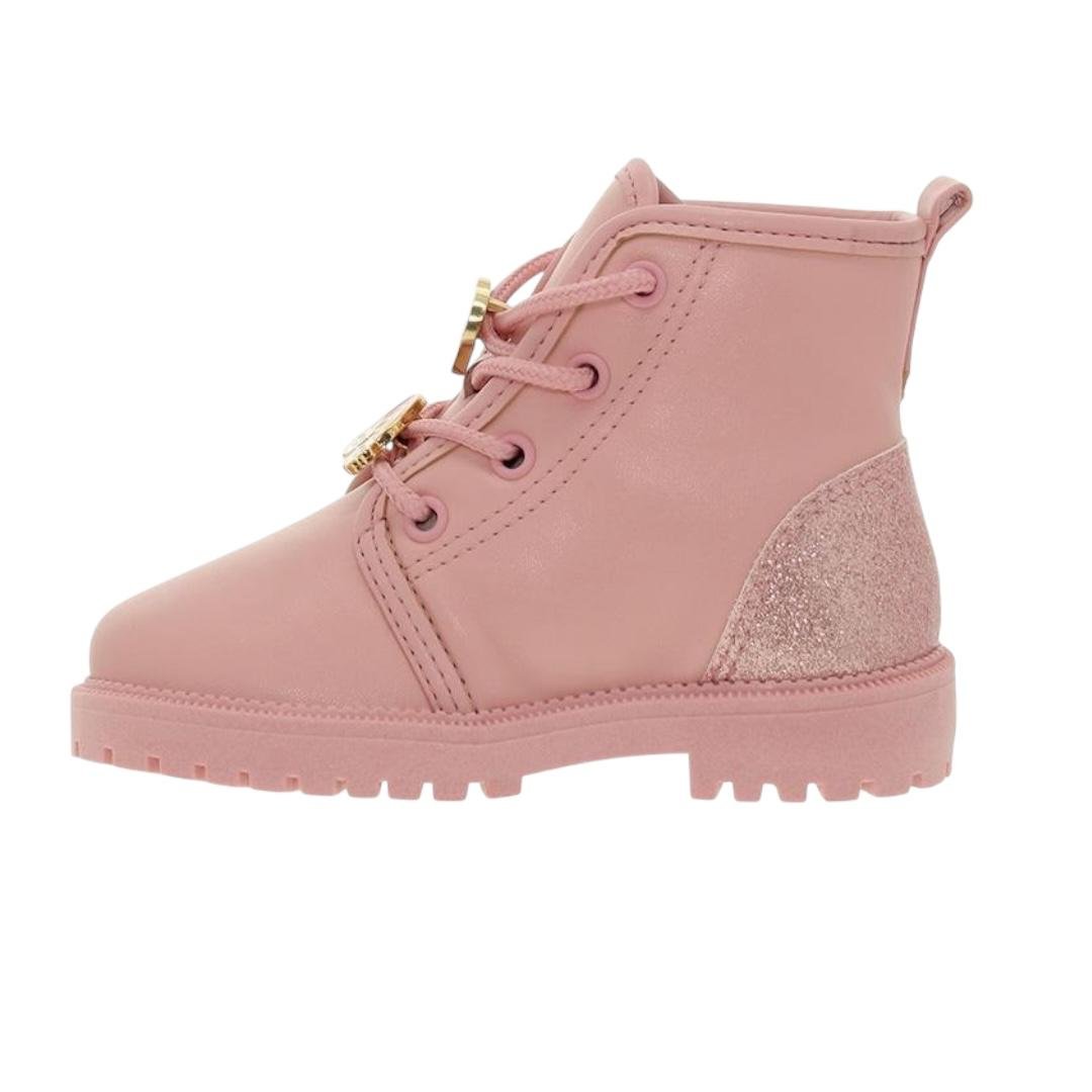BOTA MOLEKINHA INFANTIL BABY MENINA CASUAL 2126.529 ROSA Rosa 2