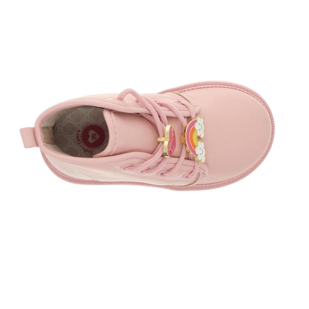 BOTA MOLEKINHA INFANTIL BABY MENINA CASUAL 2126.529 ROSA Rosa 3