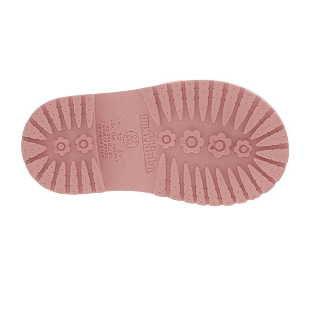 BOTA MOLEKINHA INFANTIL BABY MENINA CASUAL 2126.529 ROSA Rosa 4
