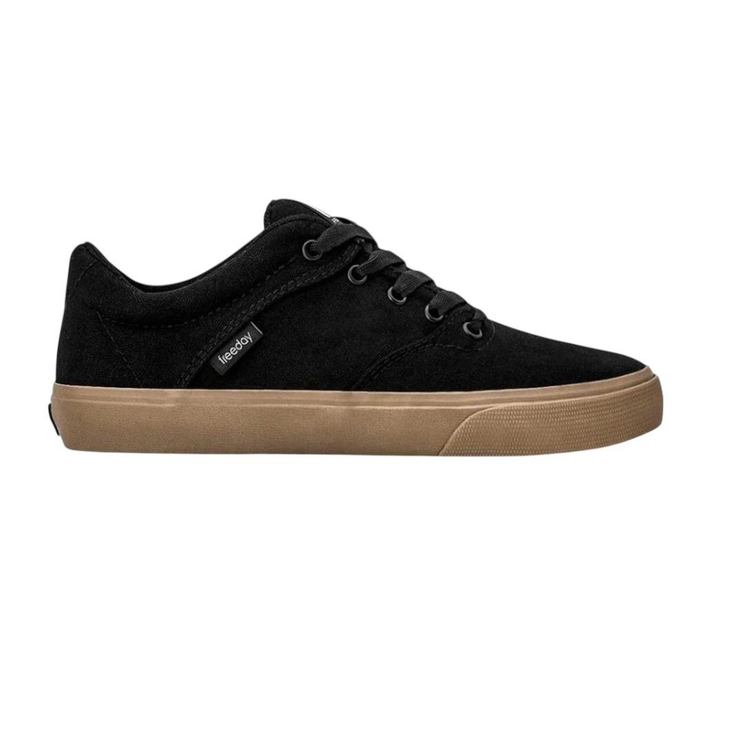 TENIS FREEDAY MASCULINO FLIP ECO LONA CASUAL FR16001 PRETO