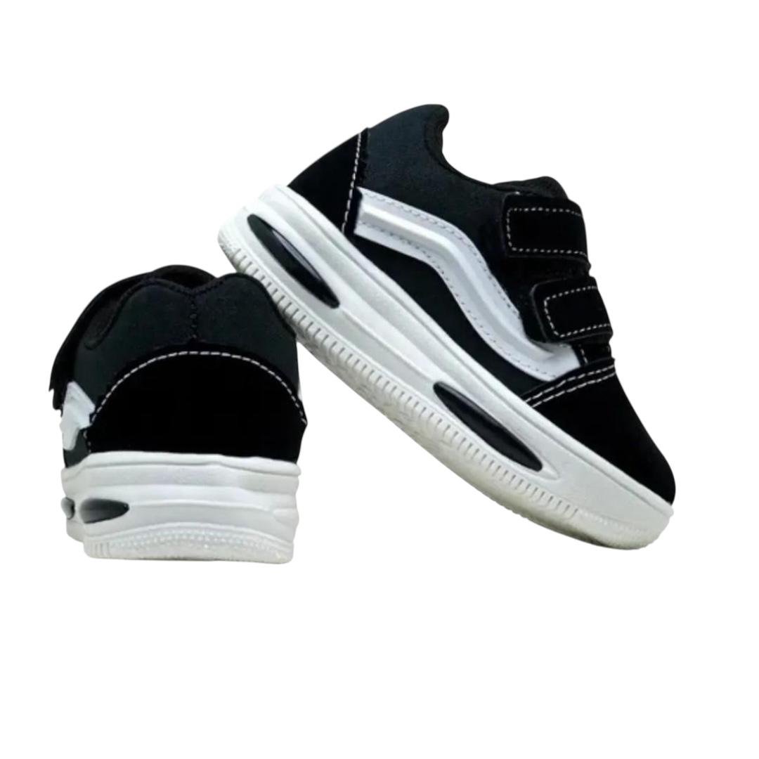 TENIS MINI PE INFANTIL MENINO LED CASUAL MP2515 PRETO Preto/Branco 3