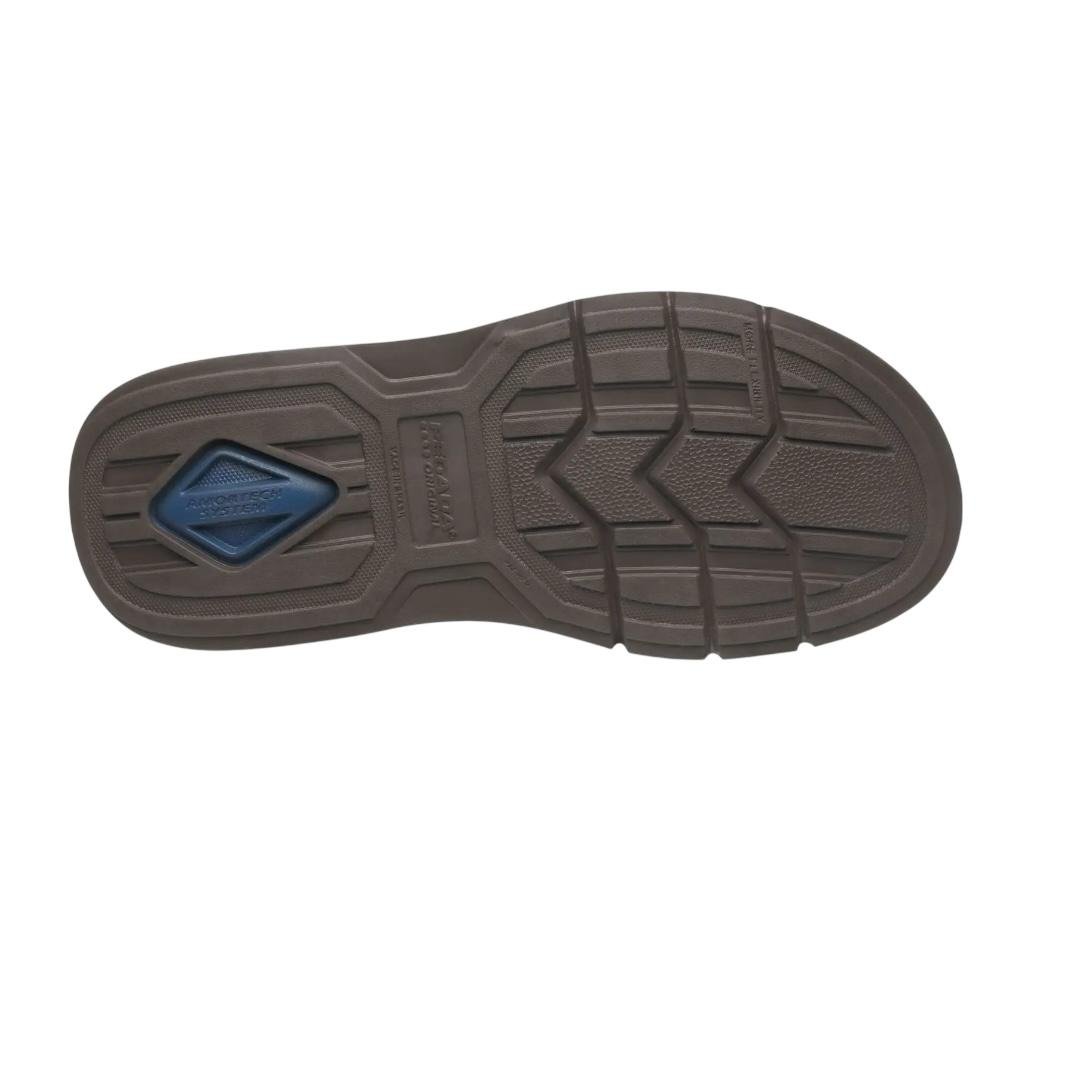 CHINELO PEGADA MASCULINO EM COURO CASUAL 134305-02 CARAMELO Caramelo 4