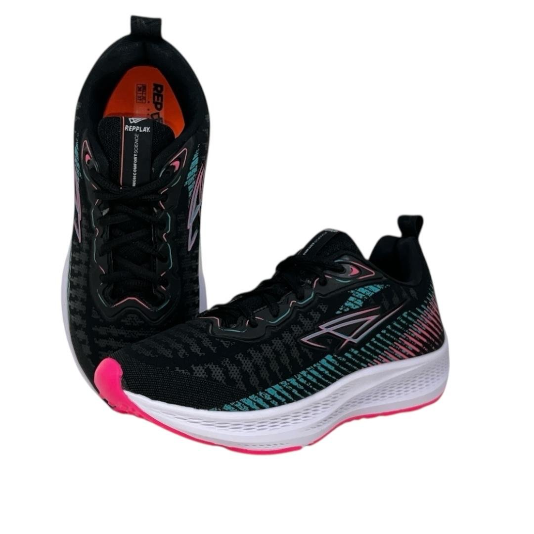 TENIS REPPLAY FEMININO RUNNING CONFORTO RP2510 PRETO Preto 3