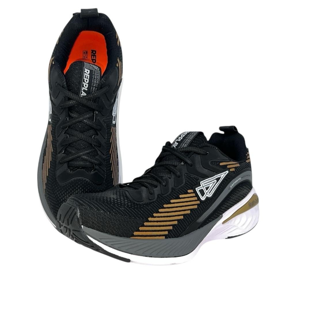 TENIS REPPLAY MASCULINO RUNNING CONFORTO RP2690 PRETO Preto 3
