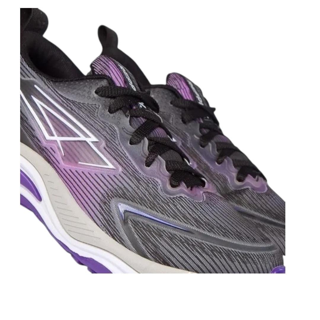TENIS REPPLAY RUNNING FEMININO CONFORTO RP2600 PRETO Preto/Roxo 2