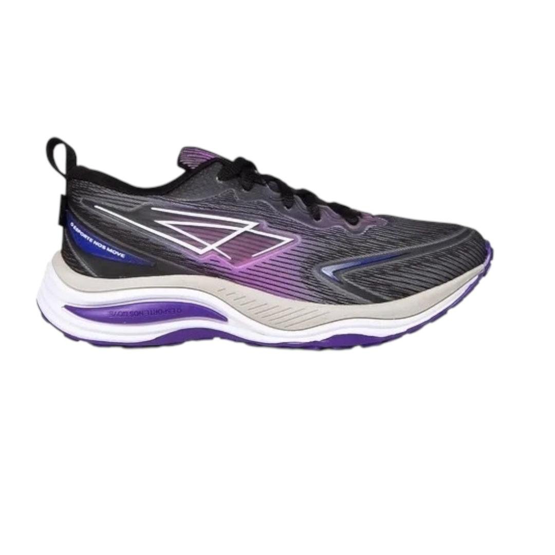 TENIS REPPLAY RUNNING FEMININO CONFORTO RP2600 PRETO