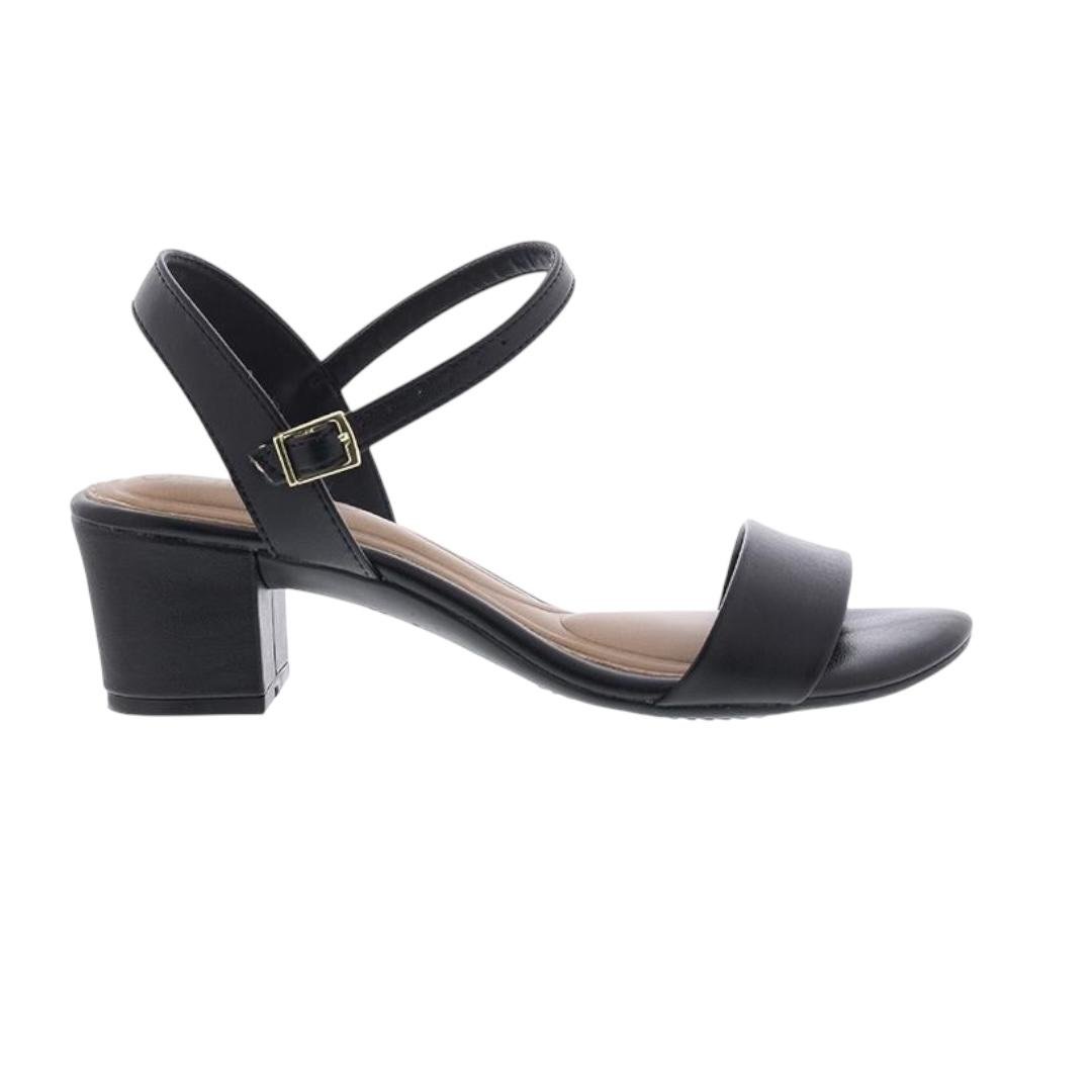SANDALIA BEIRA RIO FEMININA SALTO MEDIO CASUAL 8246.1176 PRETO
