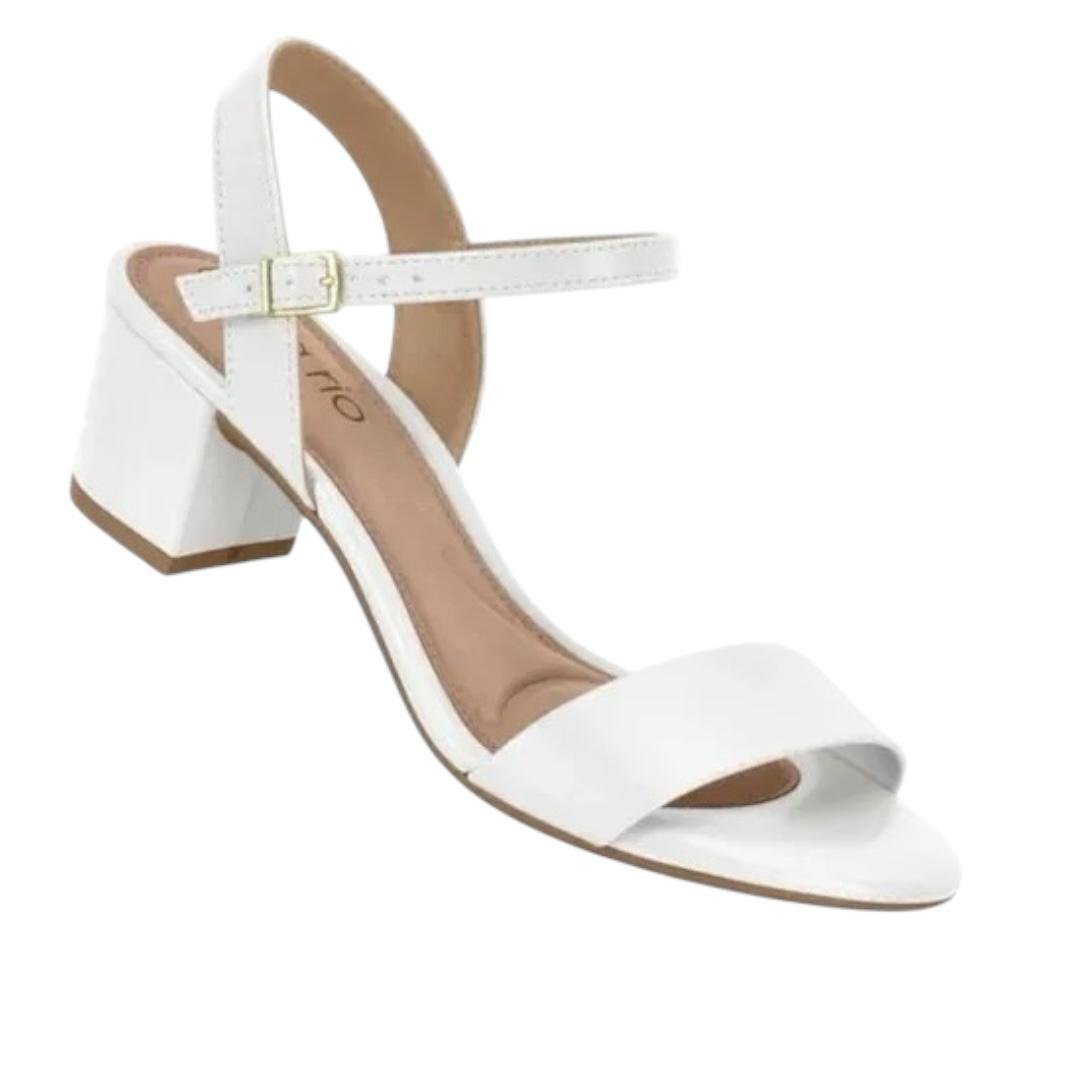 SANDALIA BEIRA RIO FEMININA SALTO MEDIO CASUAL 8246.1176 BRANCO Branco 2