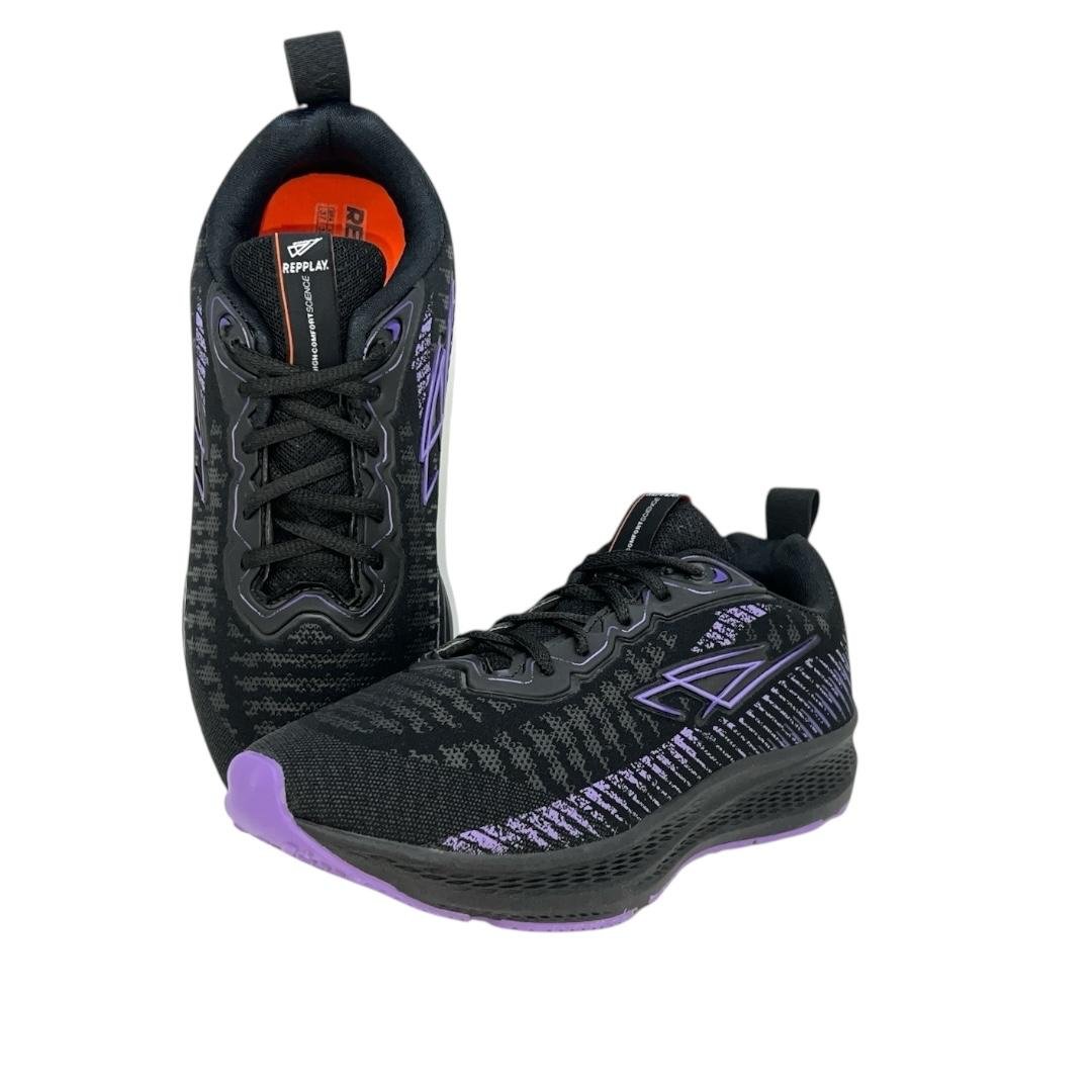 TENIS REPPLAY FEMININO RUNNING CONFORTO RP2510 PRETO Preto 3
