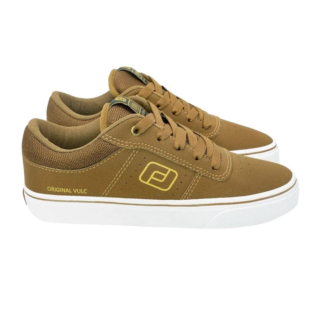 TENIS FREEDAY MASCULINO VULCANO CASUAL FR9009 MARROM Caramelo 2