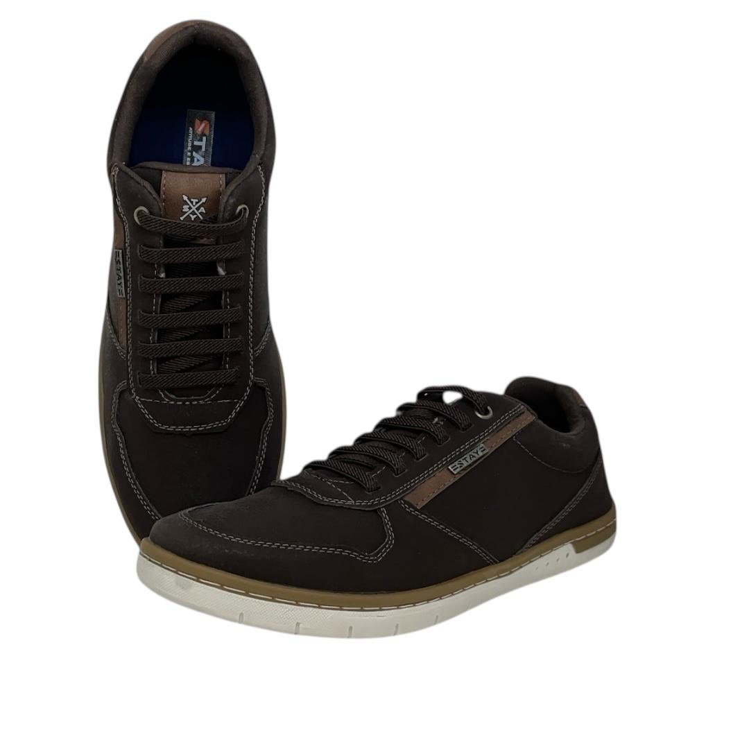 SAPATENIS STAY MASCULINO CASUAL 2732 MARROM Marrom 3