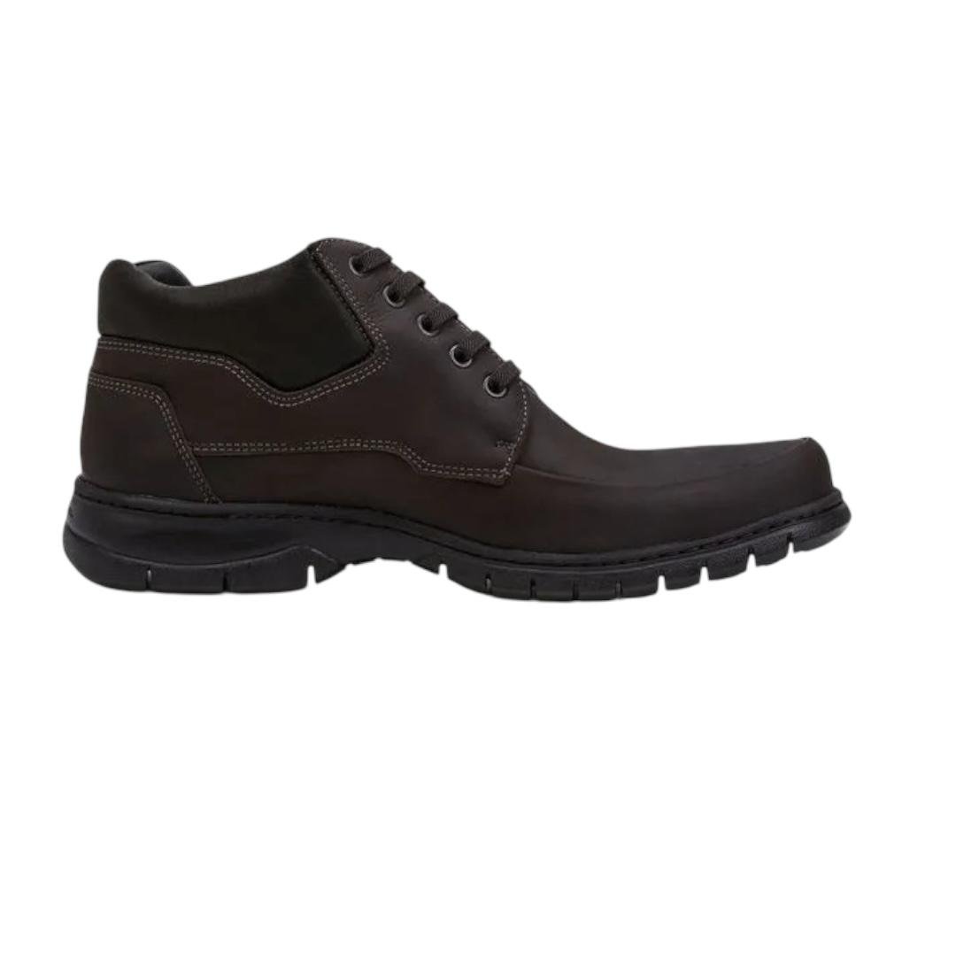 COTURNO ANATOMIC GEL MASCULINO EM COURO CASUAL 7975 CAFE