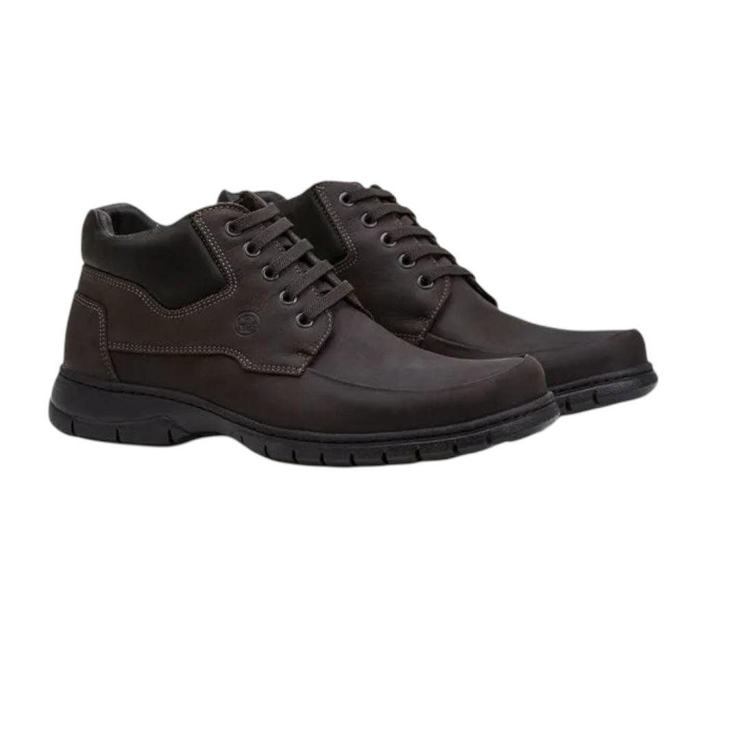 COTURNO ANATOMIC GEL MASCULINO EM COURO CASUAL 7975 CAFE Café 2