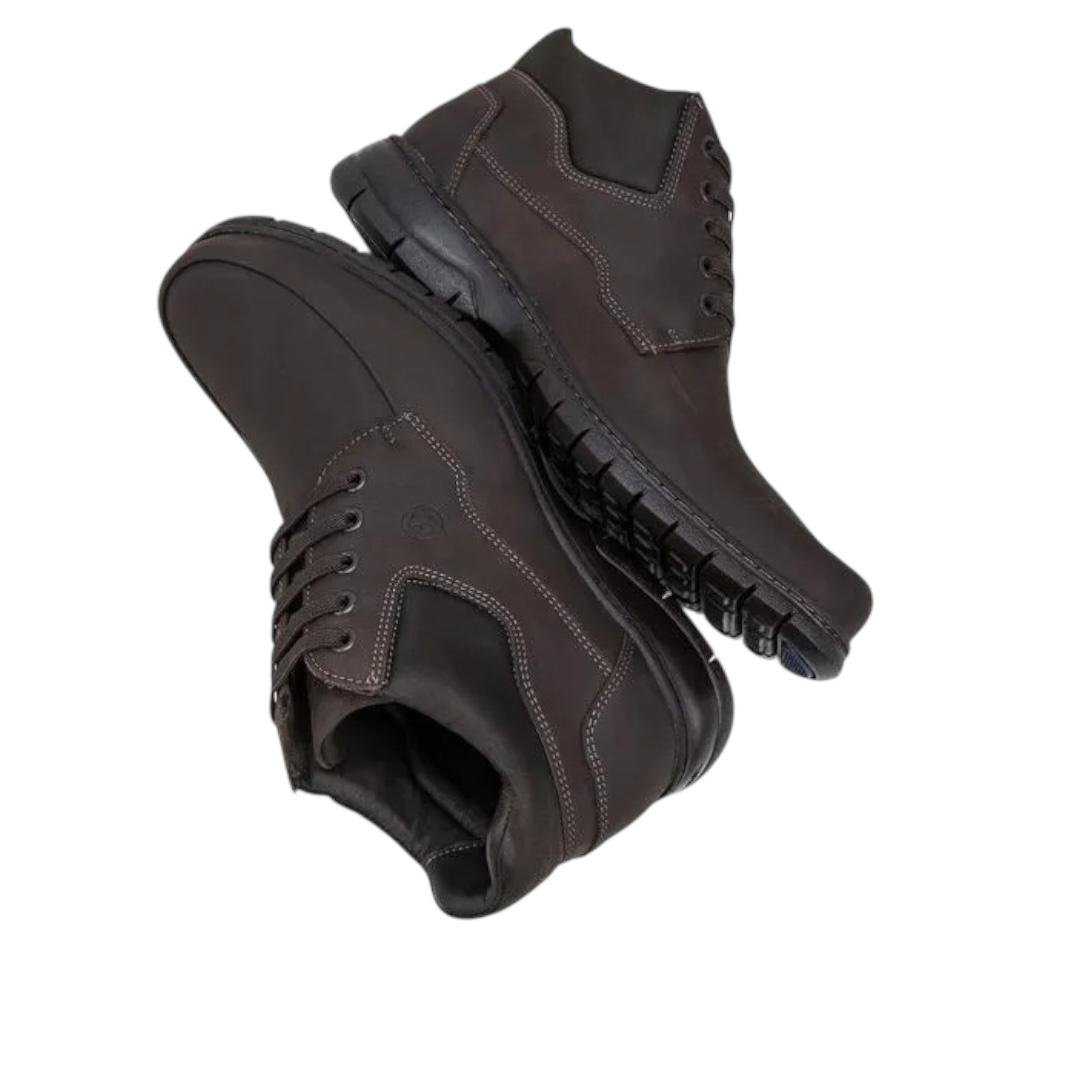 COTURNO ANATOMIC GEL MASCULINO EM COURO CASUAL 7975 CAFE Café 4