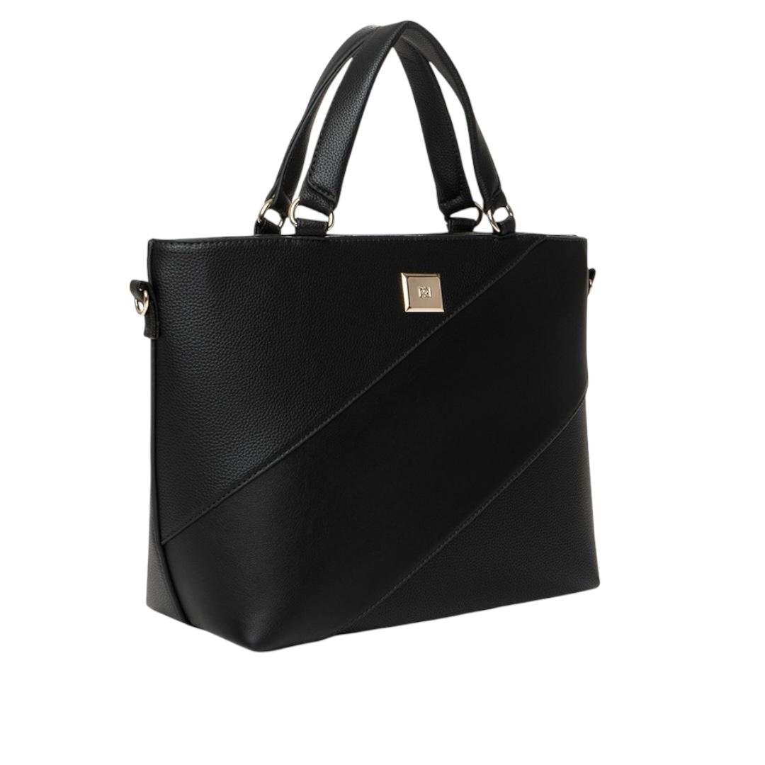 BOLSA RAFITTHY FEMININA CASUAL 28.16105A PRETO Preto 2