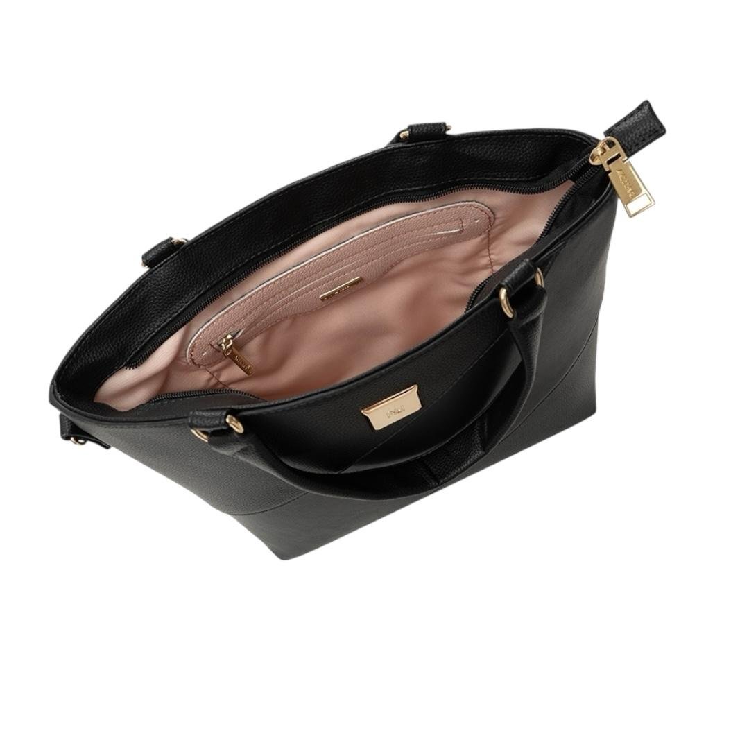 BOLSA RAFITTHY FEMININA CASUAL 28.16105A PRETO Preto 4