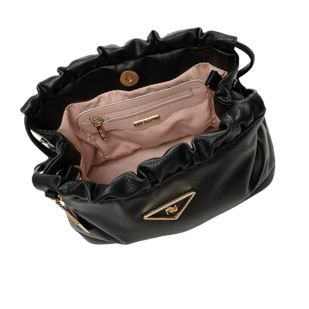 BOLSA RAFITTHY FEMININA CASUAL 28.16109A PRETO Preto 4