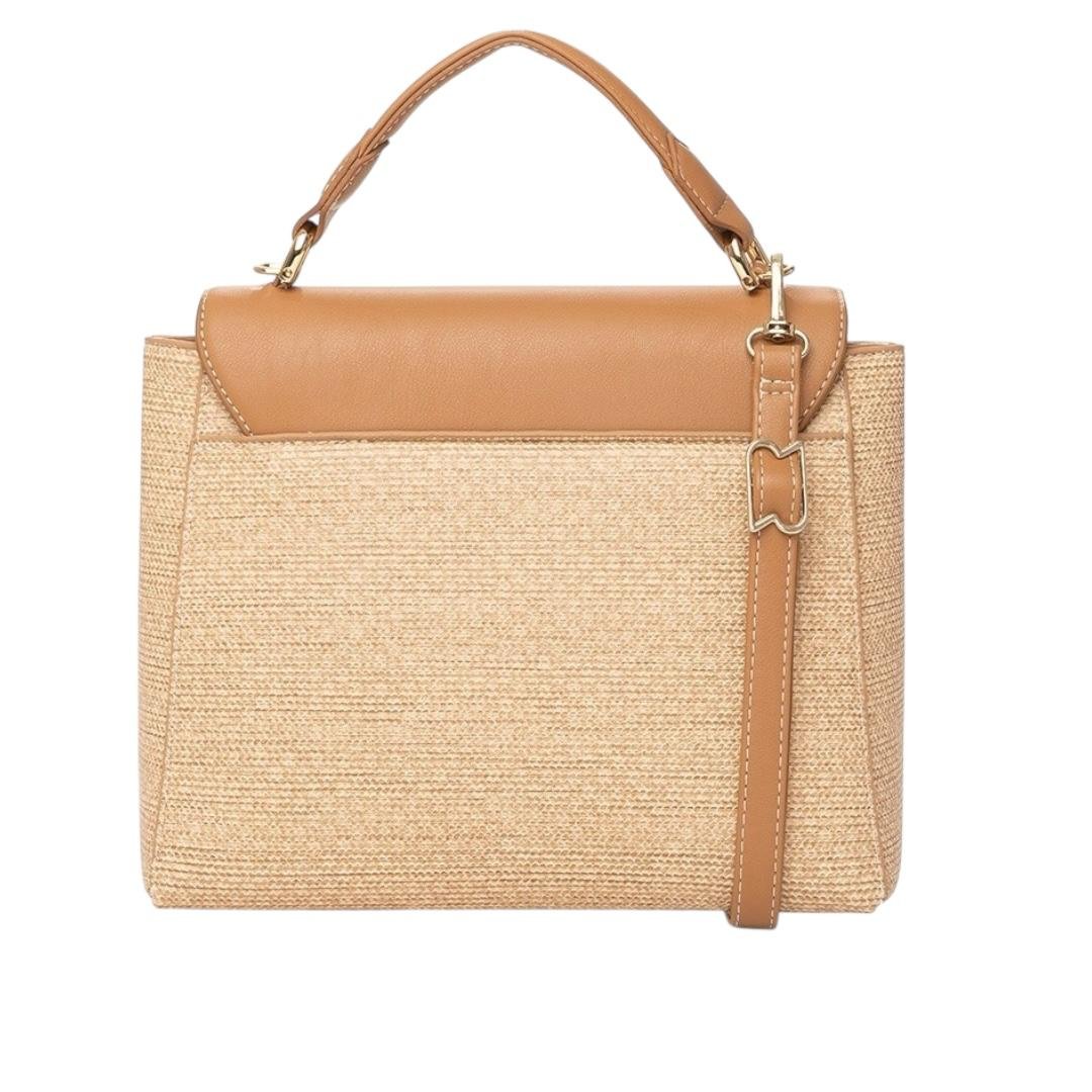 BOLSA RAFITTHY FEMININA CASUAL 28.16121A CARAMELO Bege 3