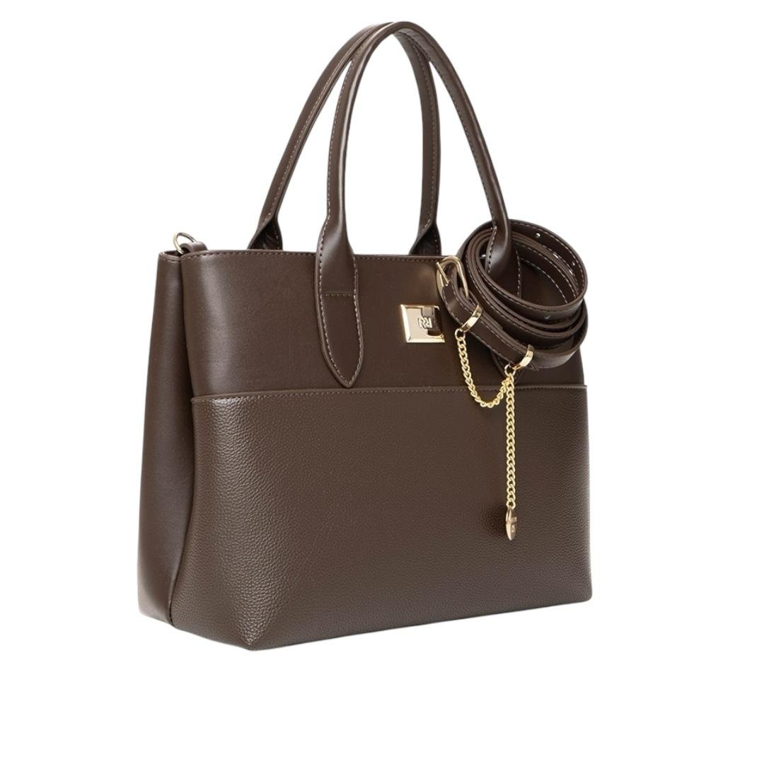 BOLSA RAFITTHY FEMININA CASUAL 28.16136A MARROM