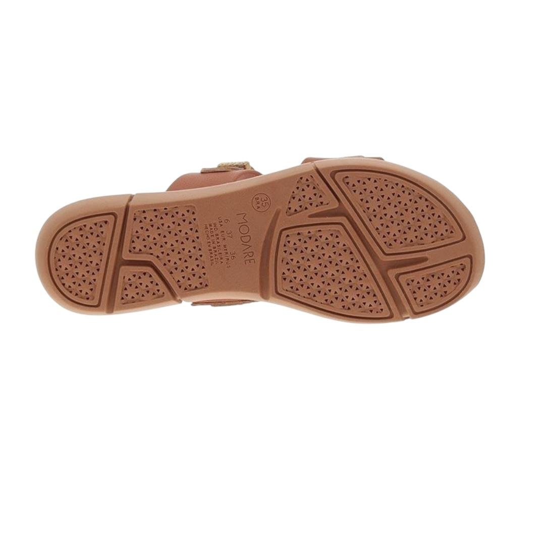 TAMANCO MODARE FEMININO FLATFORM CASUAL 7142.142 CARAMELO Marrom 4