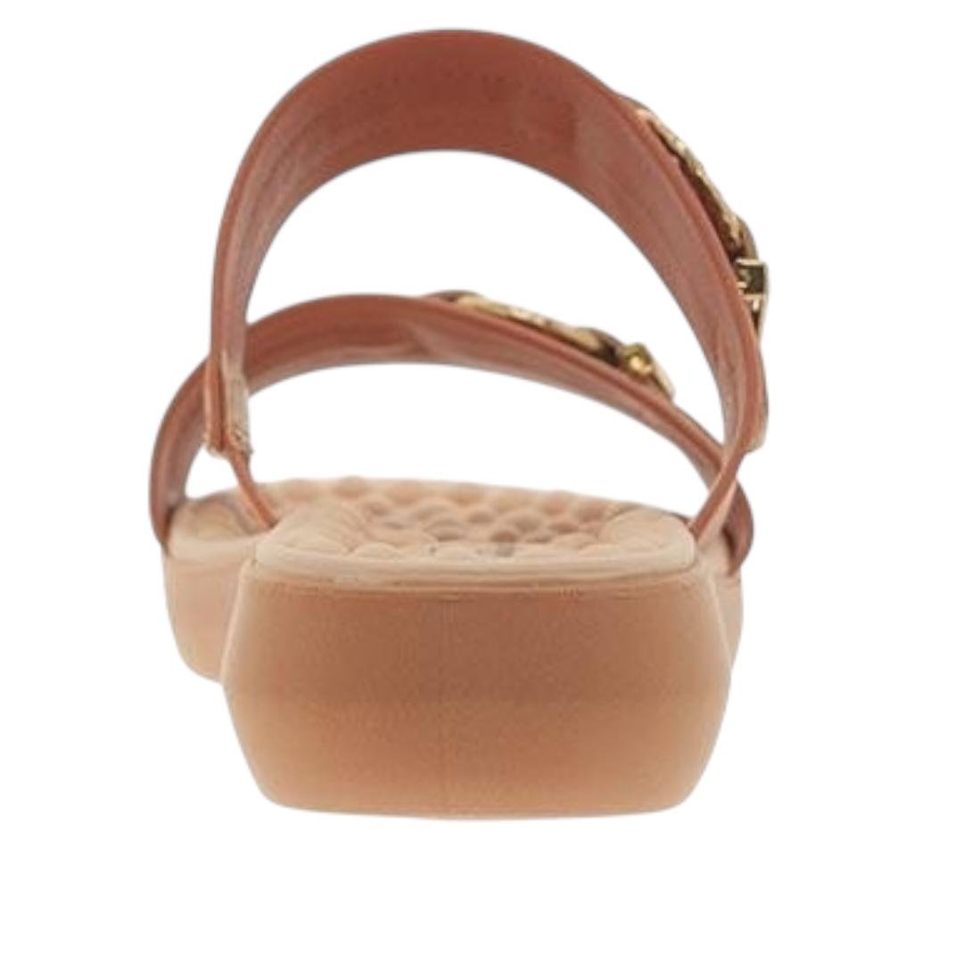 TAMANCO MODARE FEMININO FLATFORM CASUAL 7142.142 CARAMELO Marrom 5